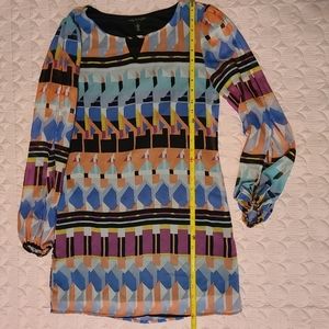 Cute Dress with Open Sleeve Detail